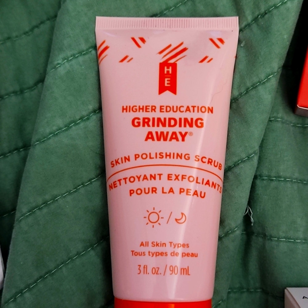 Higher Education Grinding Away Skin Polishing Scrub